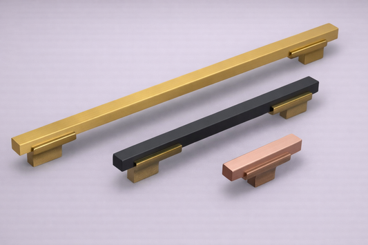 Inset Base Bar Handle – Block Accent Series